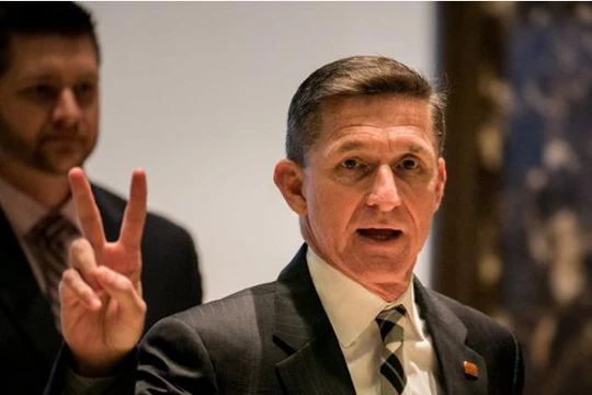 Cố vấn an ninh quốc gia Mỹ Michael Flynn của Tấn Tổng thống Mỹ Donald Trump. Ảnh: New York Times