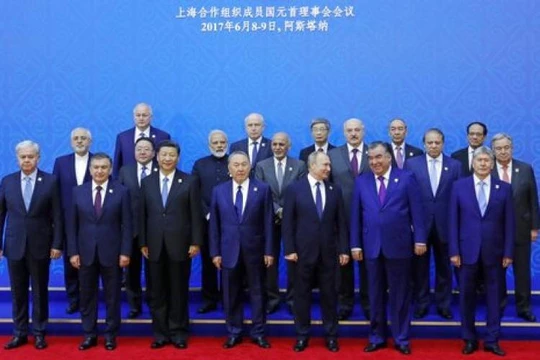 Hội nghị thượng đỉnh SCO ở Astana, Kazakhstan từ ngày 8 - 9/6/2017. Ảnh: India TV