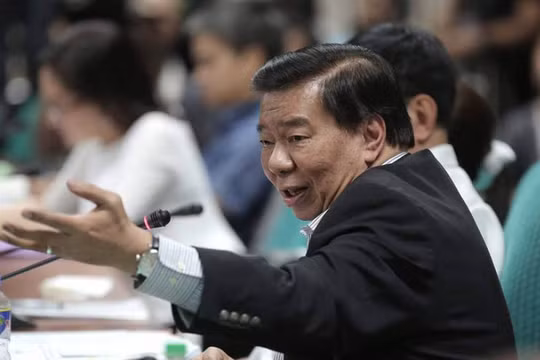 Lãnh đạo phe thiểu số Thượng viện Philippines Franklin Drilon. Ảnh: Philstar.