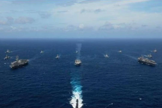 Mỹ - Ấn - Nhật chuẩn bị tiến hành tập trận quy mô lớn Malabar 2017. Ảnh: India TV