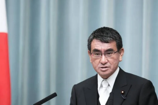 Ngoại trưởng Nhật Bản Taro Kono. Ảnh: Getty Images.