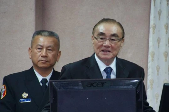 Bộ trưởng Quốc phòng Đài Loan Phùng Thế Khoan (ảnh tư liệu)