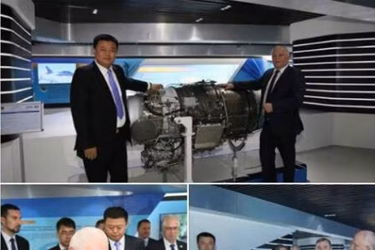 Phó Thủ tướng thứ nhất Ukraine X. Kubiv đến thăm Công ty TNHH Đầu tư ngành hàng không Thiên Kiêu