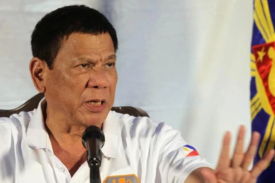 Tổng thống Philippines Rodrigo Duterte. Ảnh: Đa Chiều
