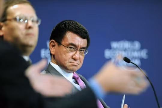 Ngoại trưởng Nhật Bản Taro Kono. Ảnh: Cankao.