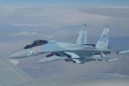 Máy bay chiến đấu Su-35S Nga. Ảnh: Cankaof