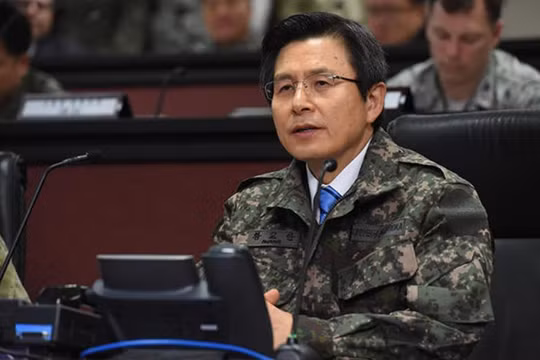 Quyền Tổng thống Hàn Quốc Hwang Kyo-ahn. Ảnh: Bành Bái