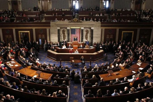 Hạ viện Mỹ. Ảnh: VOA