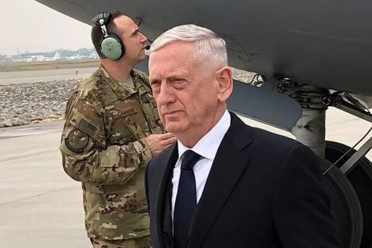 Bộ trưởng Quốc phòng Mỹ James Mattis. Ảnh: Pinterest.