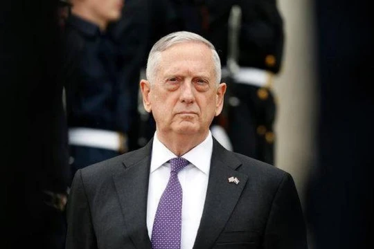 Bộ trưởng Quốc phòng Mỹ James Mattis. Ảnh: The New York Times.