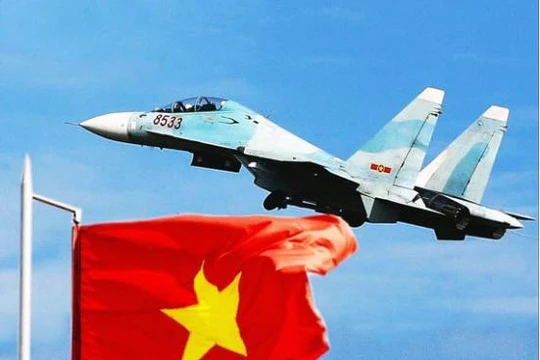Máy bay chiến đấu Su-30 của không quân Việt Nam. Ảnh: Sina.