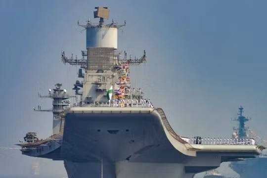 Tàu sân bay Ấn Độ. Ảnh: Cankao