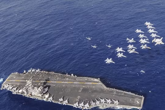 Tàu sân bay động cơ hạt nhân USS Nimitz, Hải quân Mỹ. Ảnh: Scout.