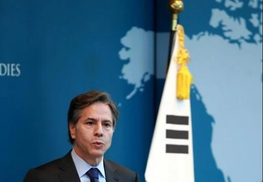 Thứ trưởng Ngoại giao Mỹ Antony Blinken. Ảnh: Yonhap