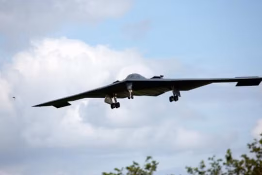 Máy bay ném bom chiến lược B-2 không quân Mỹ. Ảnh: Sina.