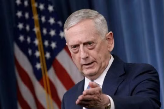 Ngày 19/1/2018, Bộ trưởng Quốc phòng Mỹ James Mattis công bố chiến lược quốc phòng mới. Ảnh: The Express Tribune.