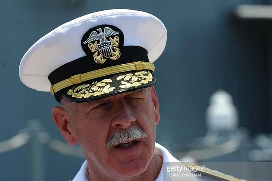 Đô đốc Scott Swift, Tư lệnh Hạm đội Thái Bình Dương, Hải quân Mỹ. Ảnh: Getty Images