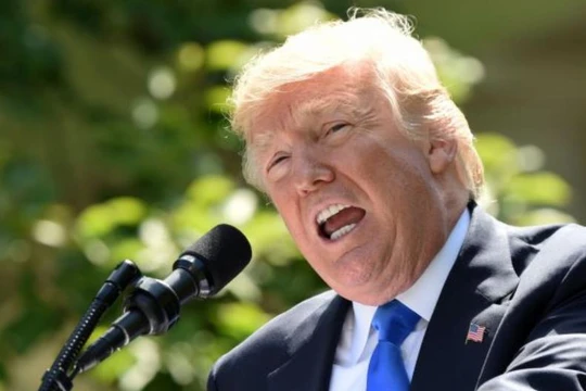 Ngày 21/8/2017, Tổng thống Mỹ công bố chiến lược mới đối với Afghanistan. Ảnh: Cankao.