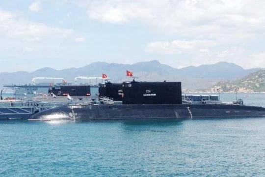 Tàu ngầm thông thường lớp Kilo của hải quân Việt Nam. Ảnh: Sina.