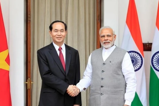 Chủ tịch nước Trần Đại Quang thăm Ấn Độ.