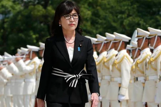 Bà Tomomi Inada, Tân Bộ trưởng Quốc phòng Nhật Bản. Ảnh: Indiaexpress