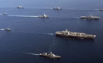 Trung Quốc lo sợ Nhật Bản phối hợp với Mỹ triển khai hành động quân sự liên hợp ở Biển Đông (ảnh tư liệu)