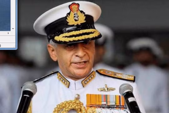 Tham mưu trưởng hải quân Ấn Độ, Đô đốc Sunil Lanba. Ảnh: India Today.
