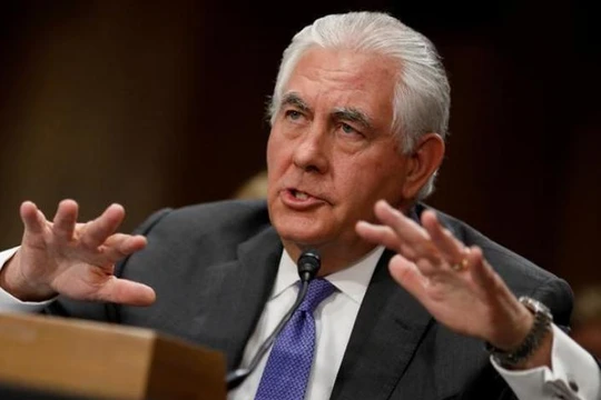 Ngoại trưởng Mỹ Rex Tillerson. Ảnh: Reuters.