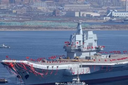 Tàu sân bay tự chế đầu tiên của Trung Quốc. Ảnh: Chinatimes.