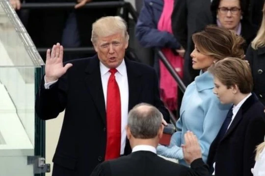 Ngày 20 tháng 1 năm 2017, ông Donald Trump nhậm chức, trở thành Tổng thống Mỹ thứ 45. Ảnh: Getty Images