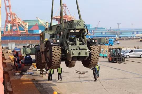 Mỹ tăng quân ở bán đảo Triều Tiên. Ảnh: Sina