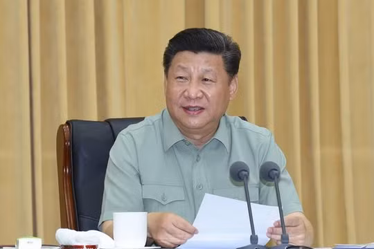 Chủ tịch Trung Quốc Tập Cận Bình sẽ tham gia lễ duyệt binh hôm nay. Ảnh: Tân Hoa xã