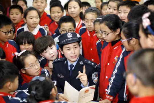 Một trong những hoạt động "Ngày giáo dục an ninh quốc gia toàn dân"