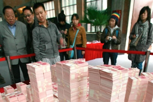 Tài sản thu được từ các vụ án tham nhũng lớn ở Trung Quốc.