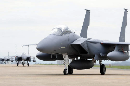 Máy bay chiến đấu F-15K Mỹ (ảnh tư liệu)