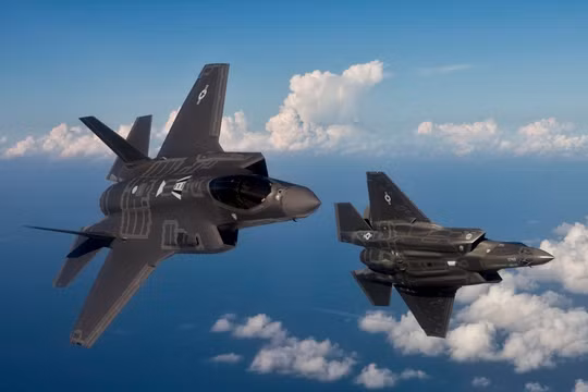 Chiến cơ F-35 do Mỹ sản xuất. 