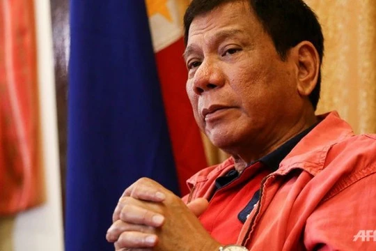 Tổng thống Philippines Rodrigo Duterte (ảnh AFP)