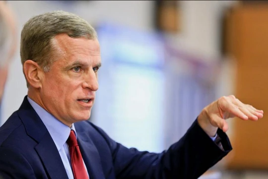 Chủ tịch Cục Dự trữ bang Dallas Mỹ, ông Robert Kaplan. Ảnh: Dallas Morning News