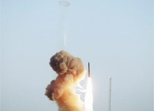 Mỹ phóng tên lửa xuyên lục địa Minuteman-3 (ảnh tư liệu)