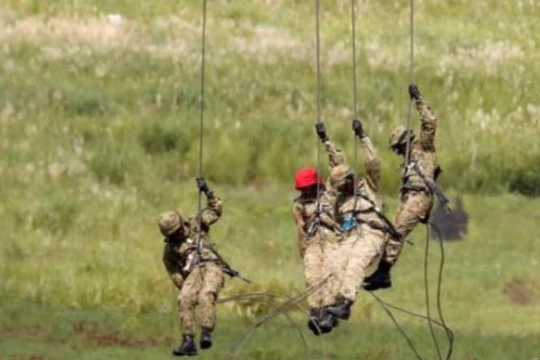 Binh sĩ Lực lượng Phòng vệ Nhật Bản. Ảnh: Cankao