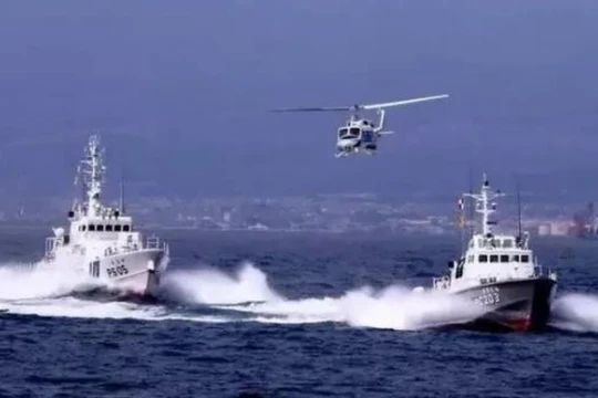 Nhật Bản kiên quyết bảo vệ chủ quyền đảo Senkaku. Ảnh: Thời báo Hoàn Cầu, Trung Quốc.