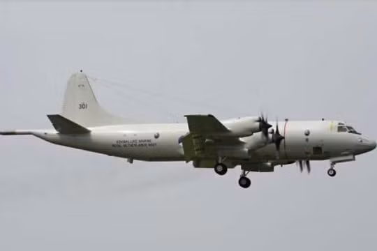 Máy bay tuần tra săn ngầm P-3C Mỹ. Ảnh: Sina.