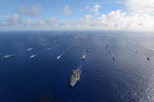 Cuộc tập trận Vành đai Thái Bình Dương-2016. Ảnh: Naval Today.