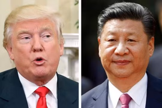 Tổng thống Mỹ Donald Trump và Chủ tịch Trung Quốc Tập Cận Bình. Ảnh: Thời báo Công thương, Đài Loan.