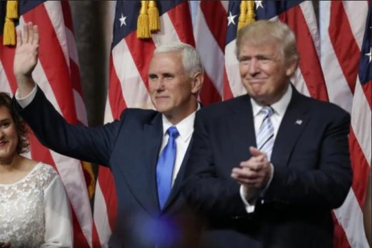 Tổng thống và Phó Tổng thống đắc cử Mỹ Donald Trump và Mike Pence. Ảnh: Business Insider
