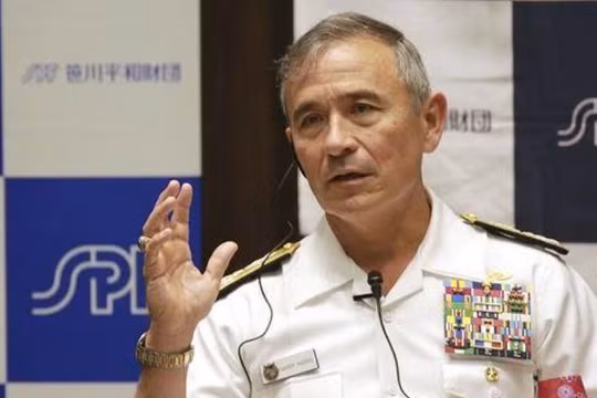 Đô đốc Harry Harris, Tư lệnh Bộ Tư lệnh Thái Bình Dương Mỹ. Ảnh: AP.