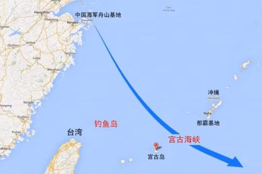 Hải quân Trung Quốc ngày càng nỗ lực "chọc thủng" chuỗi đảo thứ nhất, vươn ra Tây Thái Bình Dương. 