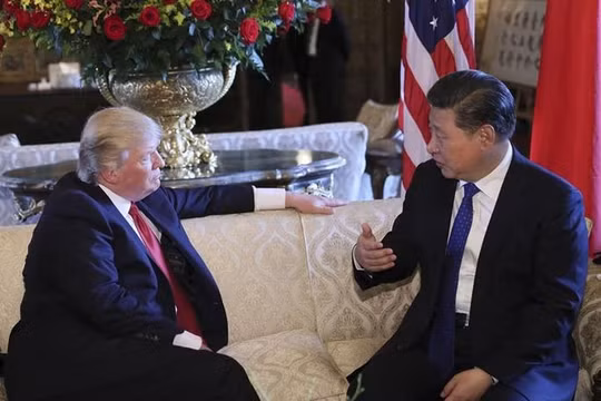 Tổng thống Mỹ Donald Trump và Chủ tịch Trung Quốc Tập Cận Bình. Ảnh: Tân Hoa xã.