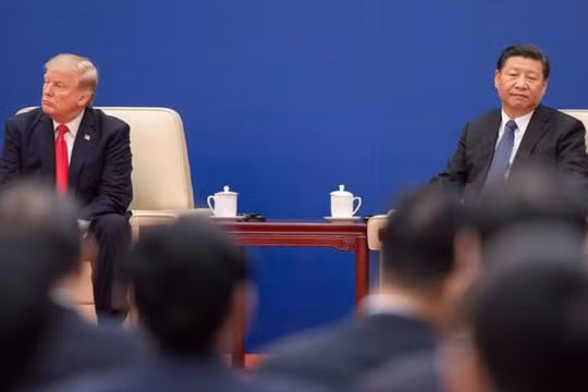 Tổng thống Mỹ Donald Trump và Chủ tịch Trung Quốc Tập Cận Bình. Ảnh: DW.