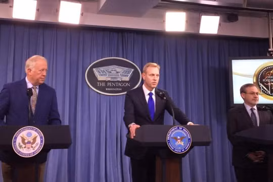 Ngày 2/2/2018, Mỹ công bố chiến lược hạt nhân mới. Ảnh: VOA.